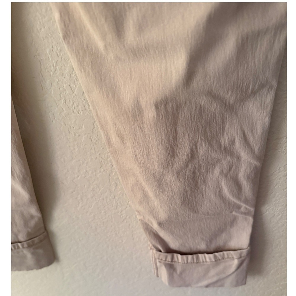 Lafayette 148 New York Tan Khaki Cuffed Slim Leg Pants Womens Size 6 - Picture 4 of 9
